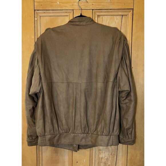 Echtes Womens Lambskin Leather Freiburg West Germany Bomber Jacket Medium SP GDD - Picture 7 of 12